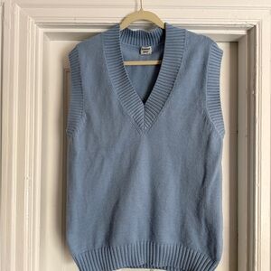 Aritzia Sunday Best Sky Blue Sweater Vest